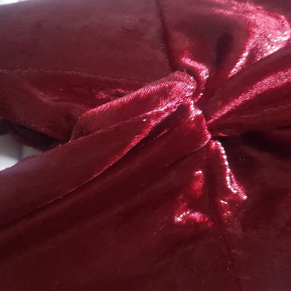 NWT Lulus L Stunning Ways Wine Red Velvet Sleeveless Mini Dress - Picture 8 of 15